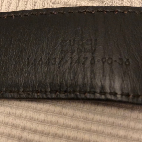 Gucci belt in cognac 2ton buckle. 100% authentic - Picture 2 of 4